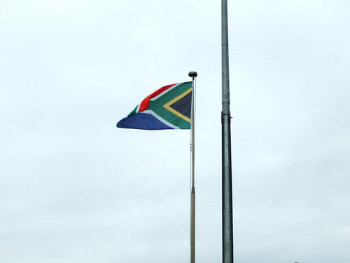 South African flag.